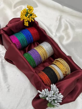 Luxurious Metal Bangles Set For Kids Age 1 yr - 13 yrs-1.10 (1 - 2 yrs)