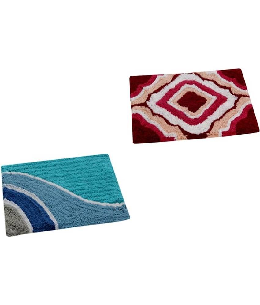 Aazeem Multi Set of 2 Anti-skid Door Mat
