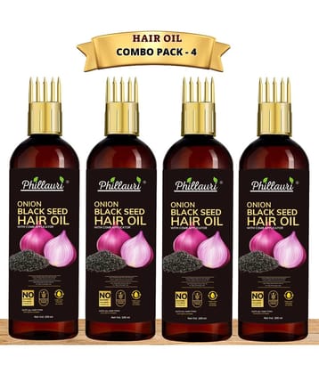 Phillauri - Scalp Treatment Onion Oil 400 ml ( Pack of 4 )