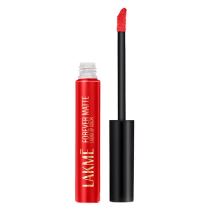Lakme Forever Matte Liquid Lip Colour, Long-Lasting Liquid Lipstick, Lightweight & Transferproof, Smudgeproof - Red Drive 5.6ml Lakme Forever Matte Liquid Lip Colour, Long-Lasting Liquid Lipstick, Lightweight & Transferproof, Smudgeproof - Red Drive 5.6m