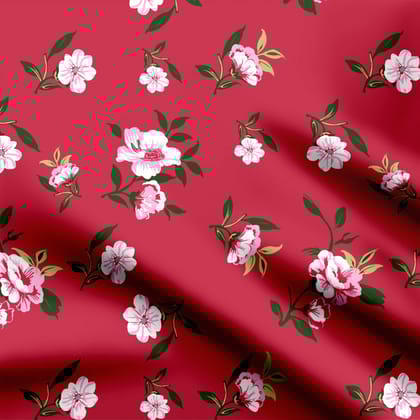 Florals in Blooms-Cotton