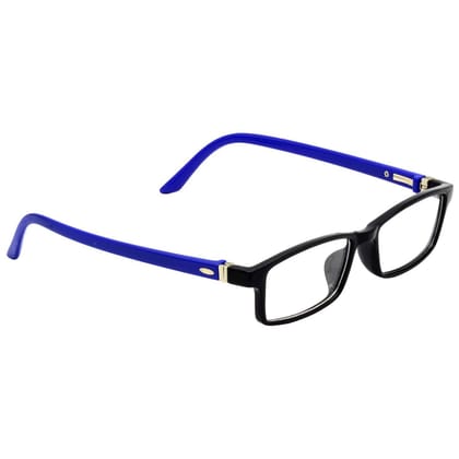 Hrinkar Plastic Full Rim Rectangle stylish eyeglasses Kids Boy & Girl - HFRM-BK-BU-18