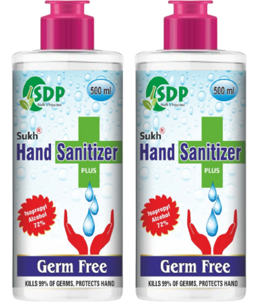 Health Ayurveda Hand Sanitizer 1000 mL Pack of 2