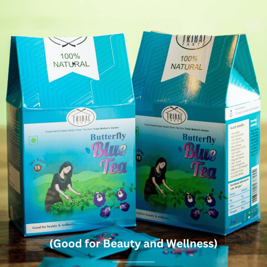 Butterfly - Blue Tea | 15 Tea Bags - 200 gm