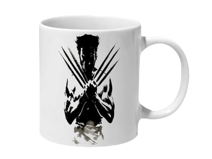 Multicolor Wolverine Vector Art Ceramic Mug