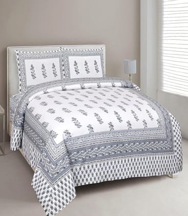 Soft Floral Print Bedding Set with Pillow Covers