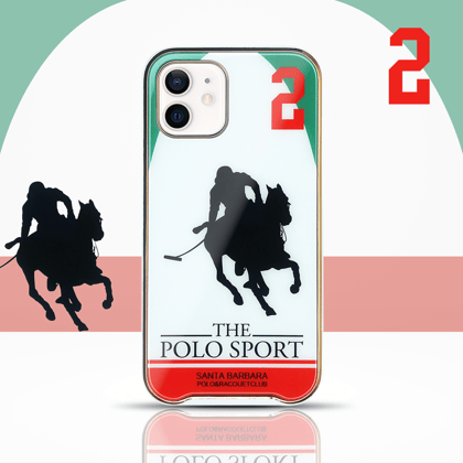 iPhone 12 Prime Sports Tempered Glass Case-Polo White
