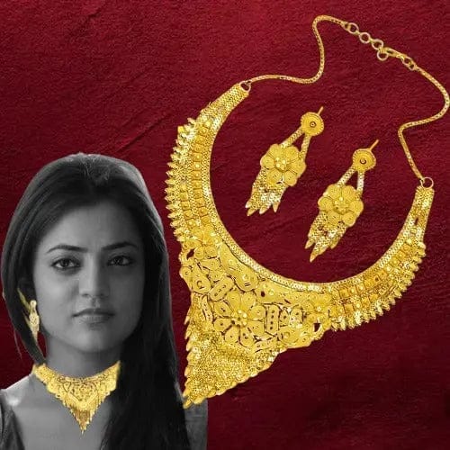 Bridal Necklace Set with Intricate Design jewelry set