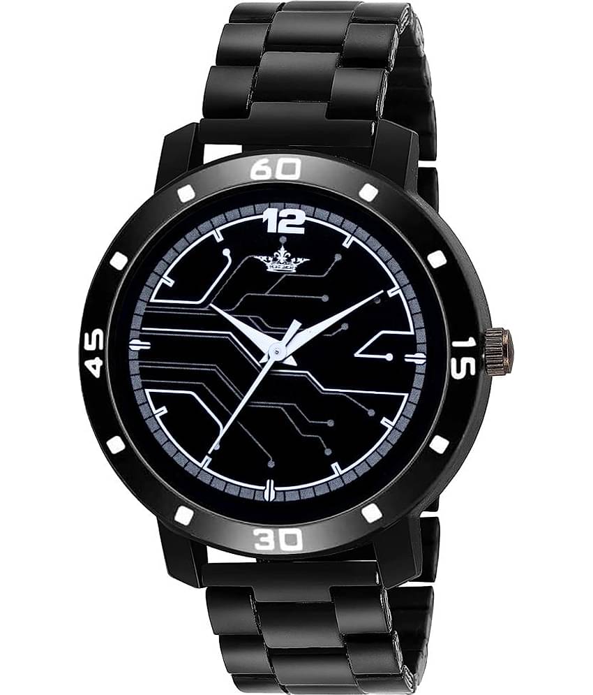 Lorem Black Metal Analog Men's Watch