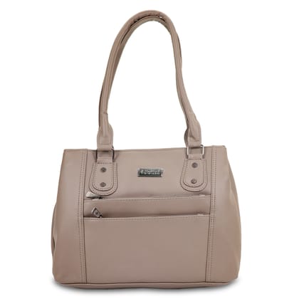 Jothi Duvera Premium Womens Handbag | 3-Compartment Synthetic Leather Tote | Tumbled Matte Finish | Water-Resistant | Soft Base | Light Beige Jothi Duvera Premium Womens Handbag | 3-Compartment Synthetic Leather Tote | Tumbled Matte Finish | Water-Resistant | Soft Base | Light Beige