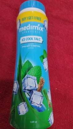 MEDIMIX ICE COOL TALC 125GM