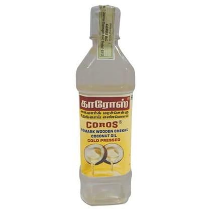 Coros (Wooden Chekku-Cold Pressed) Coconut Oil 500 Ml