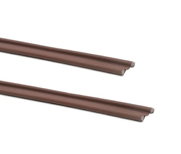 Energy Efficient Door Draft Stopper - Durable Brown Bottom Seal pack of 4 pcs