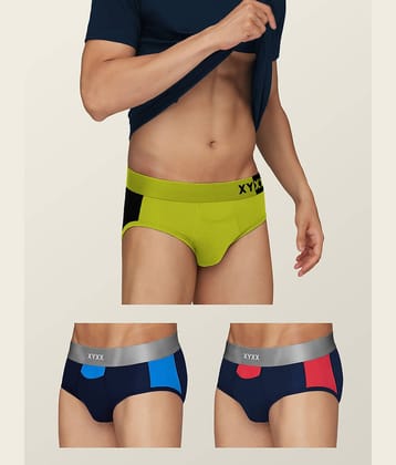 XYXX Pack of 3 Modal Briefs For Men's ( Multicolor )
