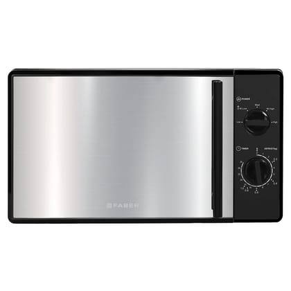 Faber Instacook20_S Standalone 20L Microwave Oven |700W|6 Auto Cook Menu | Knob Control | Reheat & Defrost | Glass Turntable | Child Safety Lock | Easy Clean Coating|Power Level 5|2 Yrs Warranty|Black Faber Instacook20_S Standalone 20L Microwave Oven |70