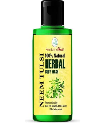 Premium Khadi Herbal Neem Tulsi Body Wash 210 mL