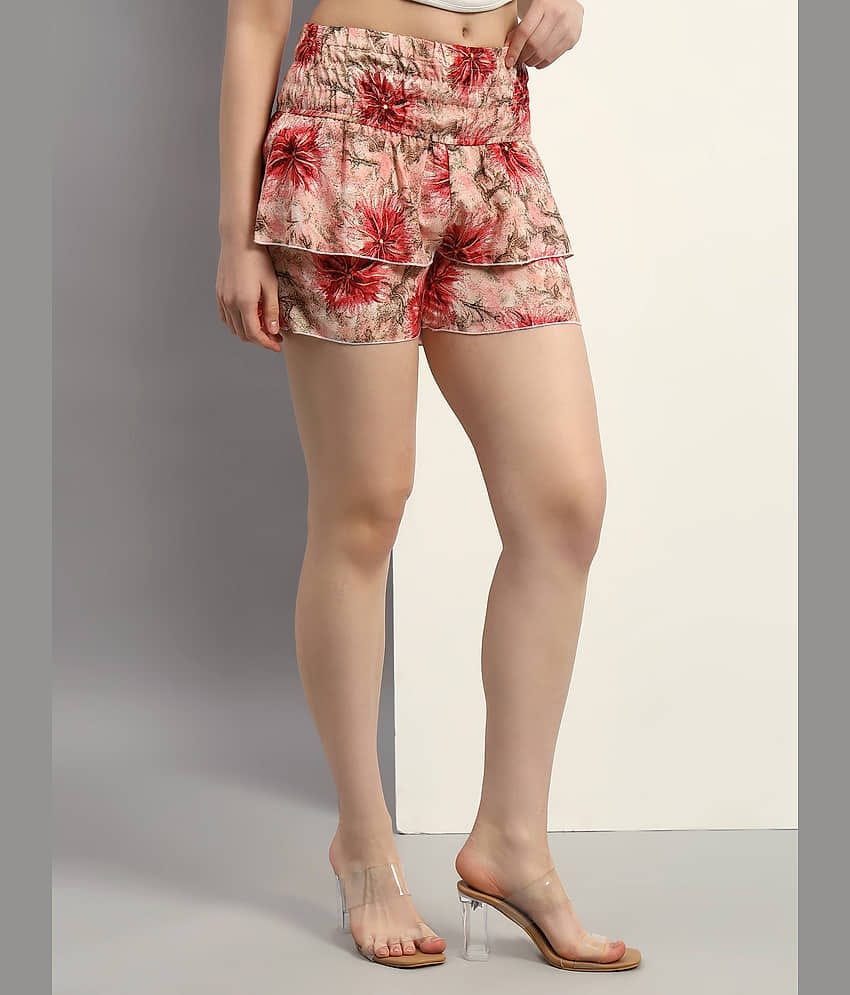 Addyvero Rayon Hot Pants - Pink