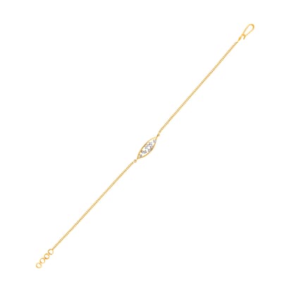 Senco Gold Vision Delight Diamond Bracelet (2.3 gram / 0.1 Ct / HI-SI / 18K Yellow Gold)