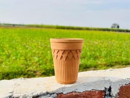 Traditional Clay Kulhad (140ml) | Authentic Earthen Serveware | Chai and Beverage Serving-(Pack of 50)
