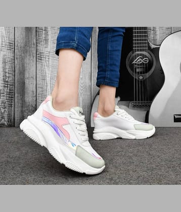 HATTOUN White Women's Sneakers