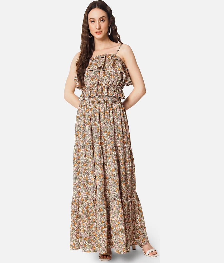 ALL WAYS YOU Women's Crepe Crop Top ( Multicolor )