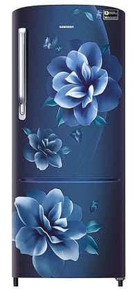 Samsung 223L 3 Star Inverter Direct-Cool Single Door Refrigerator (RR24C2723CU/NL,Camellia Blue) 2023 Model, Free 1 Year Extended warranty