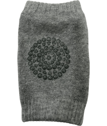 YESKART - Light Grey Cotton Baby Knee Pad ( Pair of 1 )