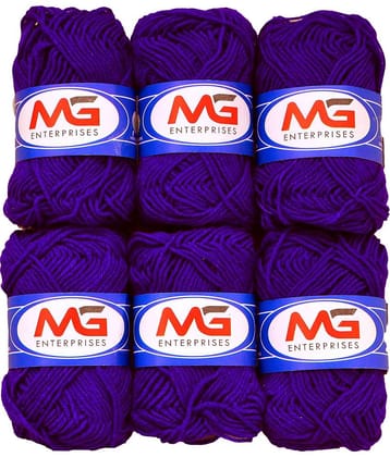 100% Acrylic Wool  Falsa 6 Pc M.G - Art-DDC