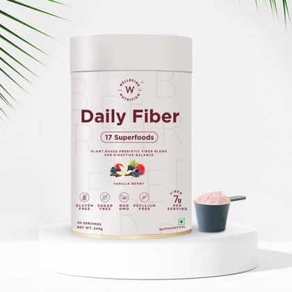 Daily Fiber | Vanilla Berry Flavor-Pack of 1