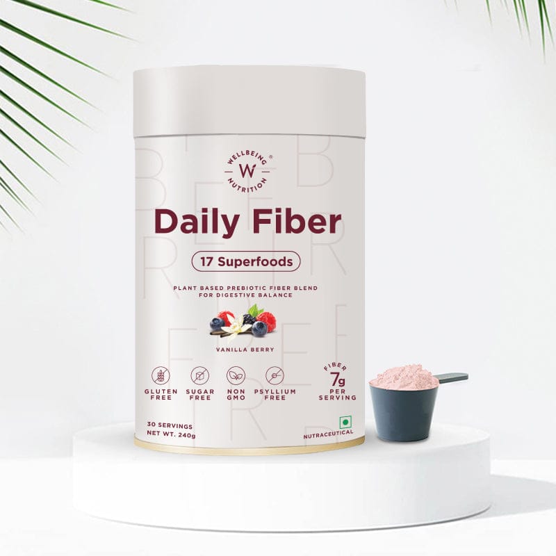 Daily Fiber | Vanilla Berry Flavor-Pack of 1