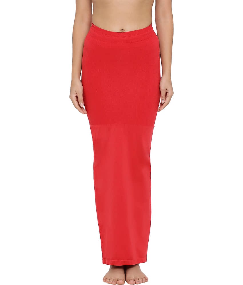 Clovia Nylon Women's Shapewear Dress ( Red )