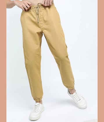 Ketch Regular Flat Men's Joggers - Beige ( Pack of 1 )