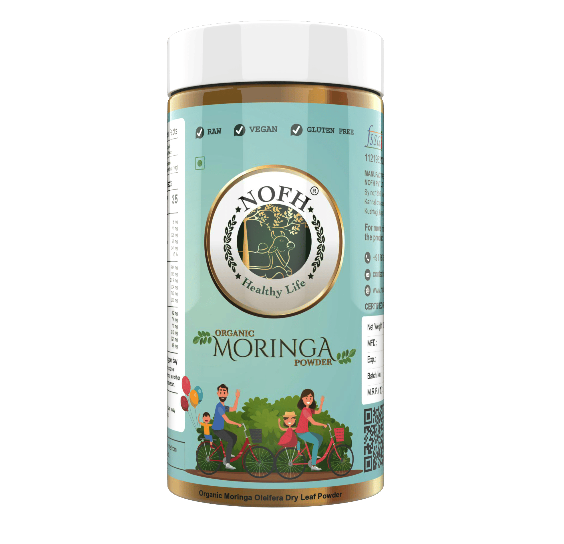 Organic Certified Moringa Leaves Powder 100g
