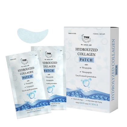 Hydrolyzed Collagen Patch for Firm & Fresh skin | 2 Sachet, 1 Pair Each .-Pack of 1