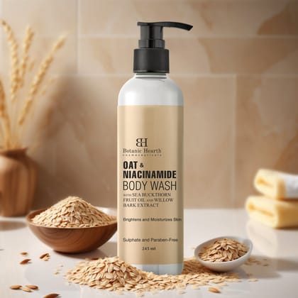 Botanic Hearth Oat & Niacinamide Body Wash 245 ml Botanic Hearth Oat & Niacinamide Body Wash 245 ml - Default Title