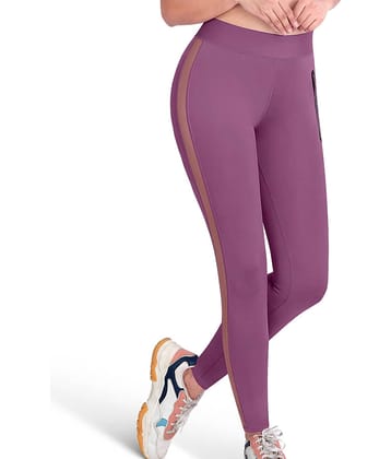 Dermawear Women Spandex Skinny Fit Jegging ( Mauve )