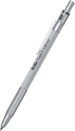 Scrikss | Graph-X | Mechanical Pencil | Satin Chrome-2mm