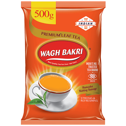 Wagh Bakri Premium Leaf Tea, 500 g Pouch