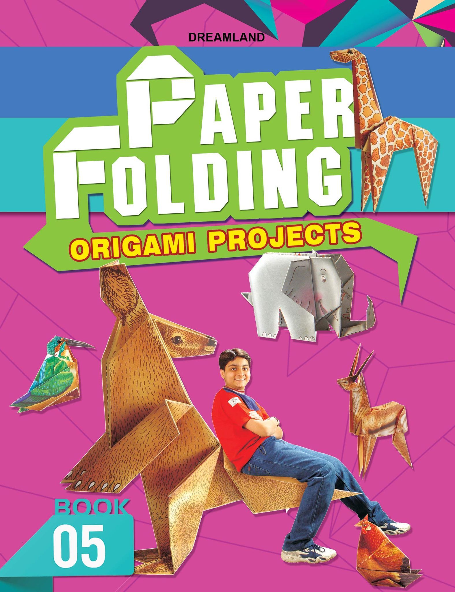 Origami Paper Folding Activity Book for Kids Age 5+ | 64 Pages of Fun and Creativity with Illustrated Origami Sheets and Easy-to-Follow Instructions [Paperback] Dreamland Publications