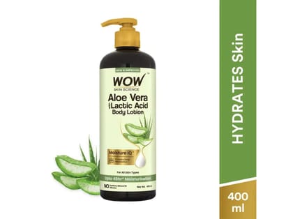 WOW Aloe Vera Body Lotion (Ultra Light) For Dry Skin - 400ml WOW Aloe Vera Body Lotion (Ultra Light) For Dry Skin - 400ml