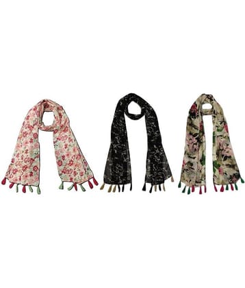 stolevilla Multi Printed Poly Cotton Yarn Stoles