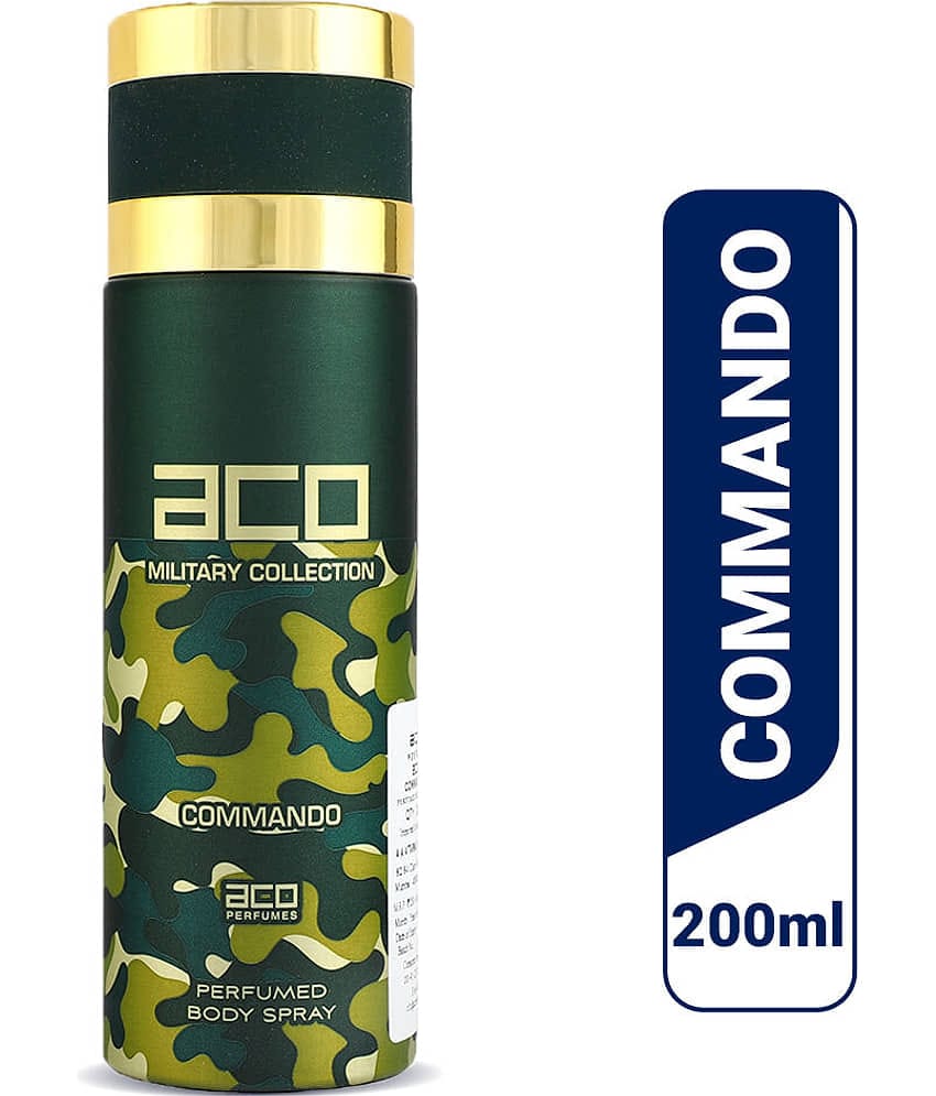 aco perfumes - COMMANDO Perfumed Body Spray 200ml Perfume Body Spray for Men 300 ml ( Pack of 1 )