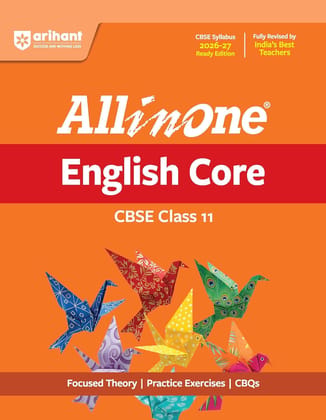 ARIHANT CBSE ALL IN ONE ENGLISH CLASS 11 FOR 2027 EXAMS -ARIENG11eng -20may2027