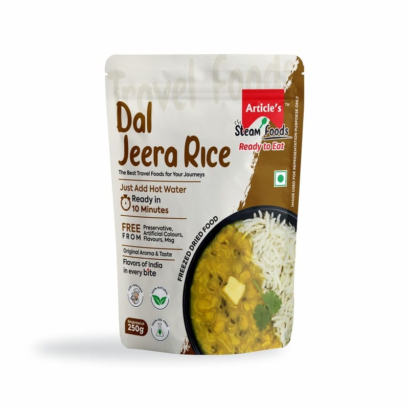 Article’s Dal & Jeera Rice Combo – Nutritious Aromatic Ready to Eat Meal