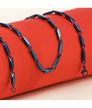 FASHION FRILL Silver Plated Chain ( Set of 1 )