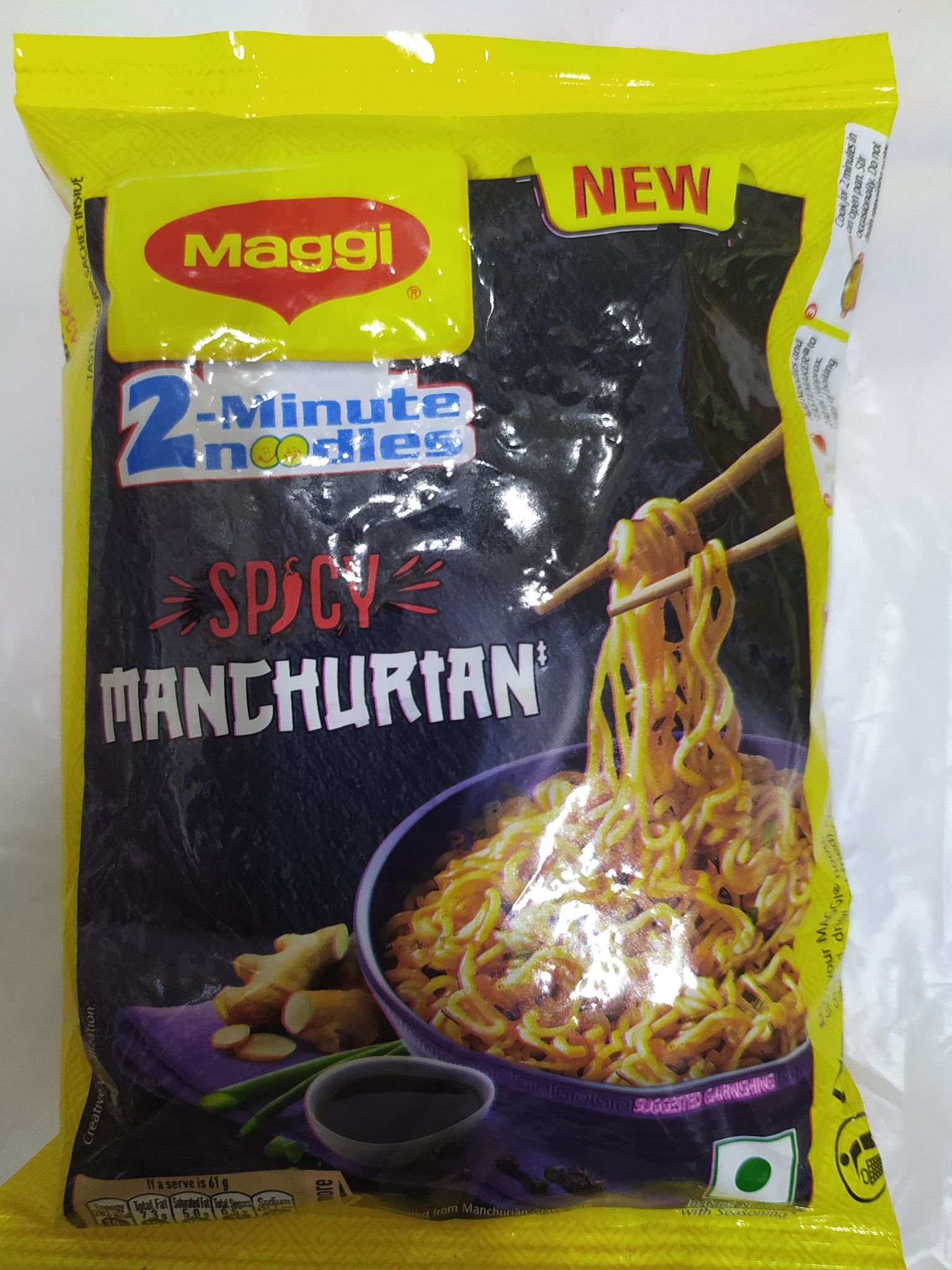 Maggi Minute Spicy Manchurian Noodles 