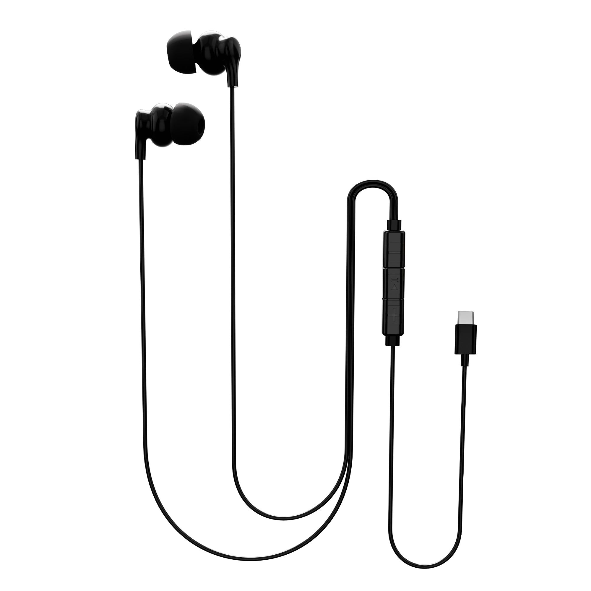 MoBass 2  Noise Isolation Hands free Earphones with Mic UM1211BLK-TC
