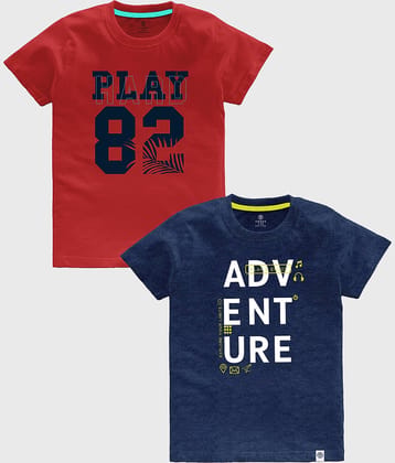 CODEZ Pack of 1 Boys Cotton T-Shirt ( Multicolor )