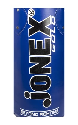 JJ Jonex Punching Bag, Boxing Bag, Karate Bag, Unfilled Boxing Kit with Hanging Chain Unfilled Boxing Kit Gold (Blue, 36") JJ Jonex Punching Bag, Boxing Bag, Karate Bag, Unfilled Boxing Kit with Hanging Chain Unfilled Boxing Kit Gold (Blue, 36")