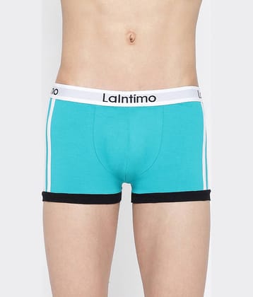 La Intimo Pack of 1 Lycra Trunks For Men's ( Black )